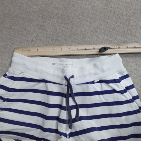 Reigning Champ Mens Shorts Small White Blue Drawstring United Arrows - Picture 8 of 12